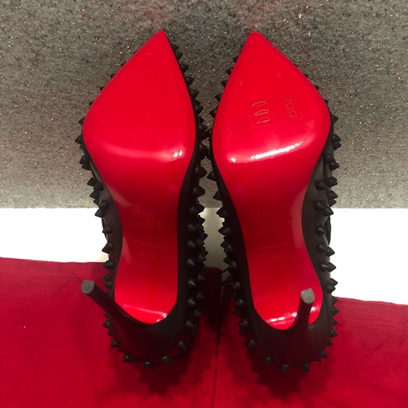 🔴SOLD🔴 Snakilta Spiked Ankle Boot, black Matte - Picture 7 of 8